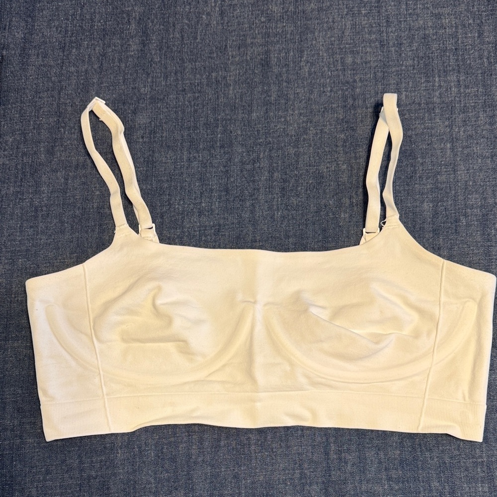 Free People White Bralette